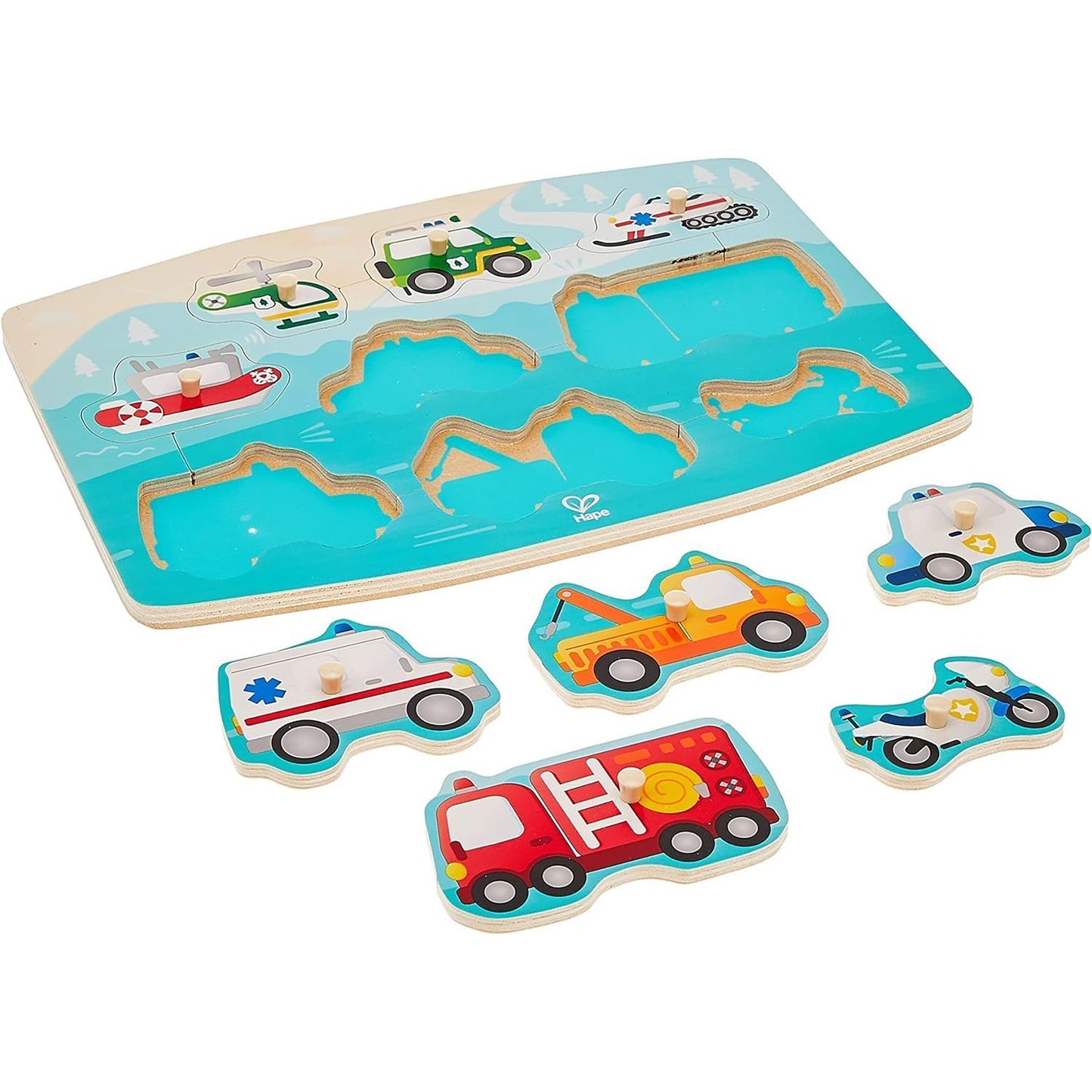 Hape Emergency Peg Puzzle