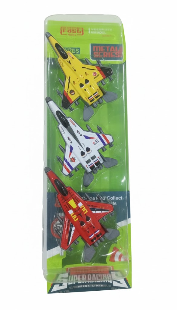 Mini Die-Cast Fighter Jet Toy Set for Kids
