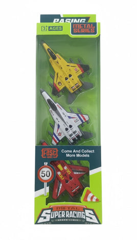 Mini Die-Cast Fighter Jet Toy Set for Kids