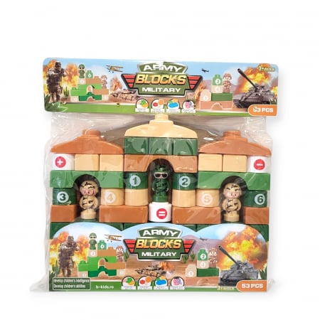 Army Blocks Military ( 53 pieces )