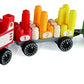 Hape PolyM Rainbow Counting Train Building Set – Learn, Build & Play