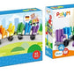 Hape PolyM Rainbow Counting Train Building Set – Learn, Build & Play