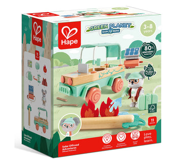 Hape Green Planet Explorers – Solar Offroad Adventures Toy Set