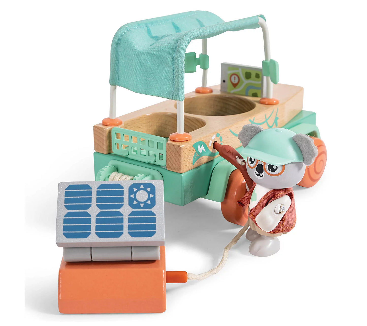 Hape Green Planet Explorers – Solar Offroad Adventures Toy Set