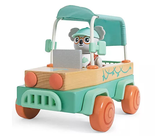 Hape Green Planet Explorers – Solar Offroad Adventures Toy Set