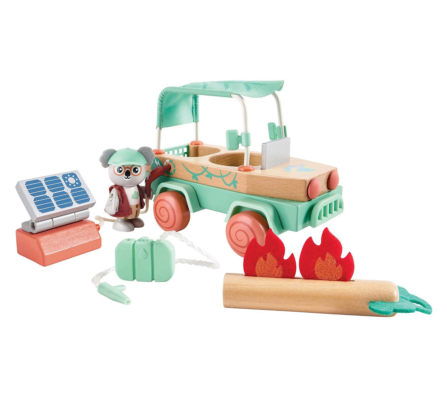 Hape Green Planet Explorers – Solar Offroad Adventures Toy Set