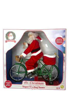Mr Christmas Super Cycling Santa