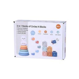 2 in 1 Stacks of Circles N Blocks