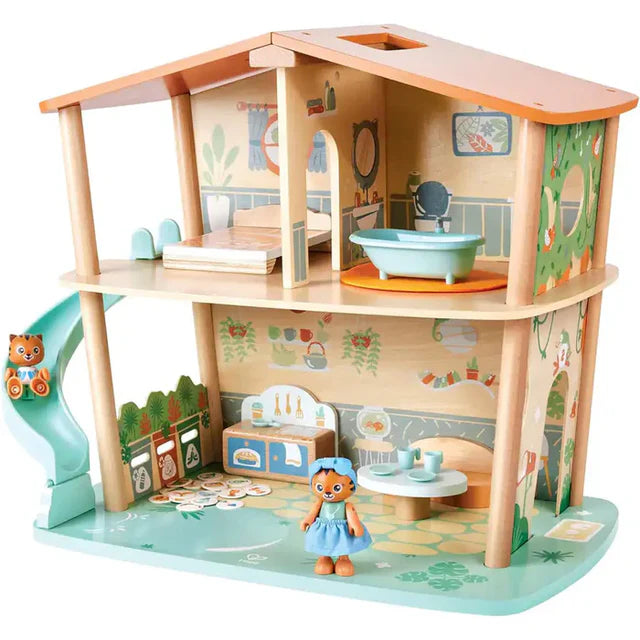 Tigers’ Jungle House  (Two-Story Wooden Jungle Playset)