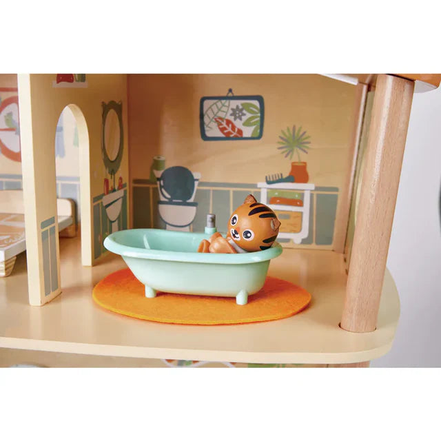 Tigers’ Jungle House  (Two-Story Wooden Jungle Playset)