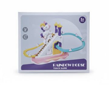 Rainbow Unicorn Track Game – Magical Racing Fun for Kids!