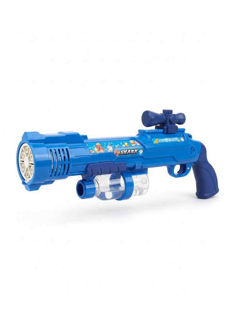 shark-themed bubble gun