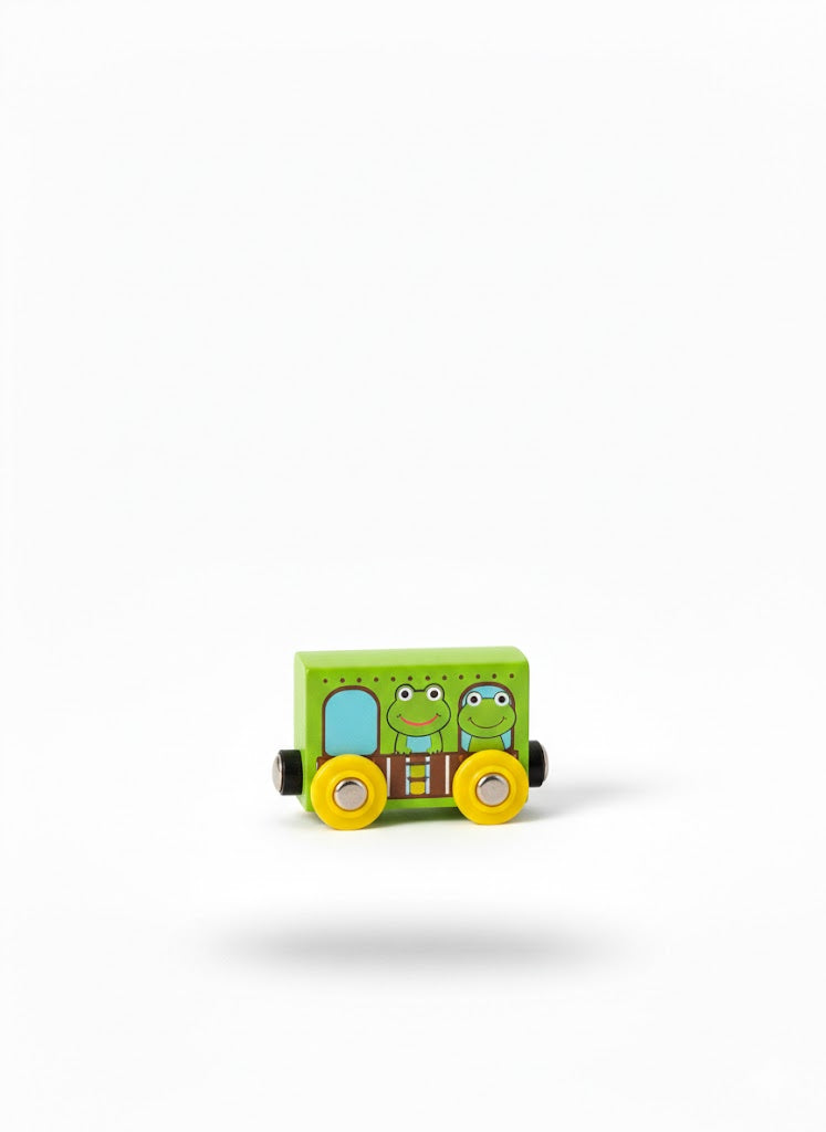 Wooden Stacking Train Toy – Build, Stack & Roll Fun