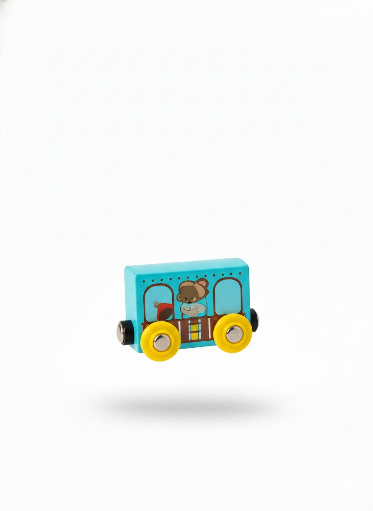 Wooden Stacking Train Toy – Build, Stack & Roll Fun