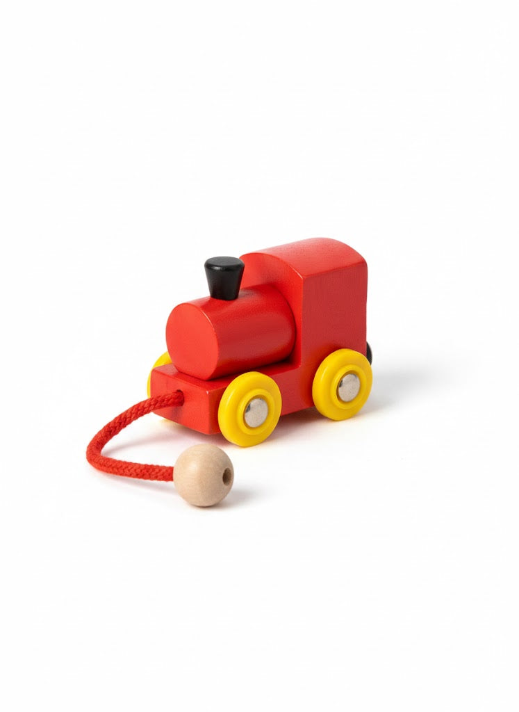 Wooden Stacking Train Toy – Build, Stack & Roll Fun