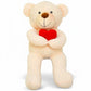 90CM Cream-Colored PlushTeddy Bear