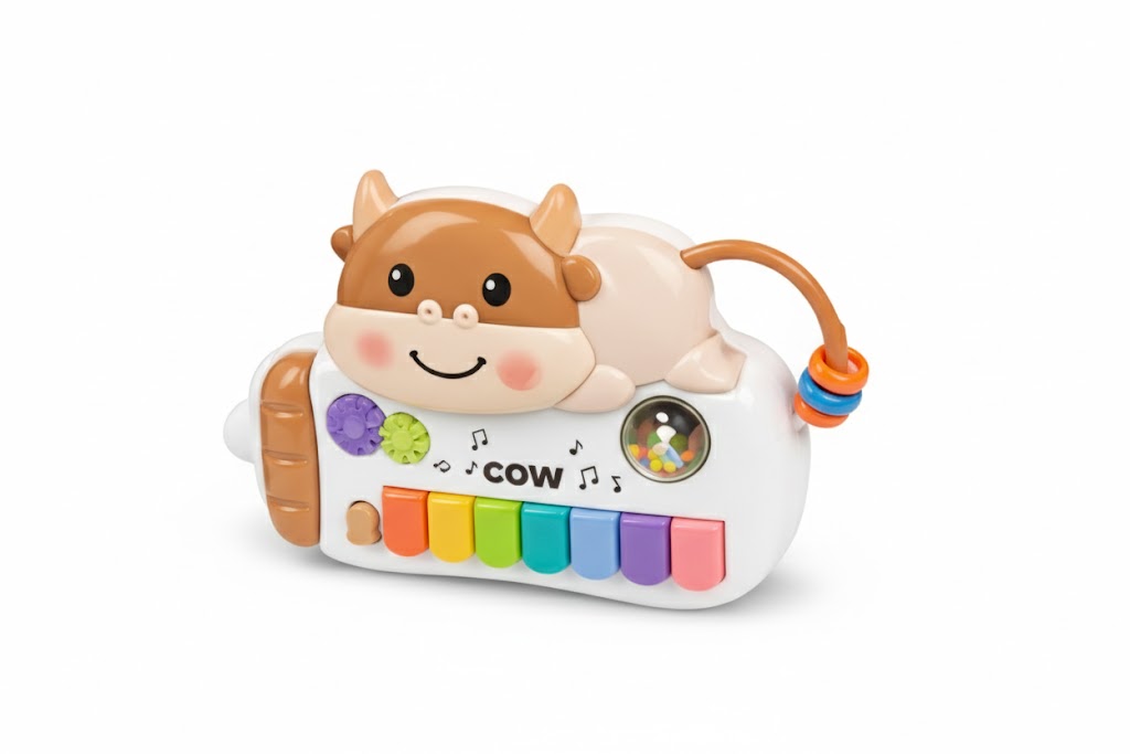 Cow-Themed Musical Toy for Kids
