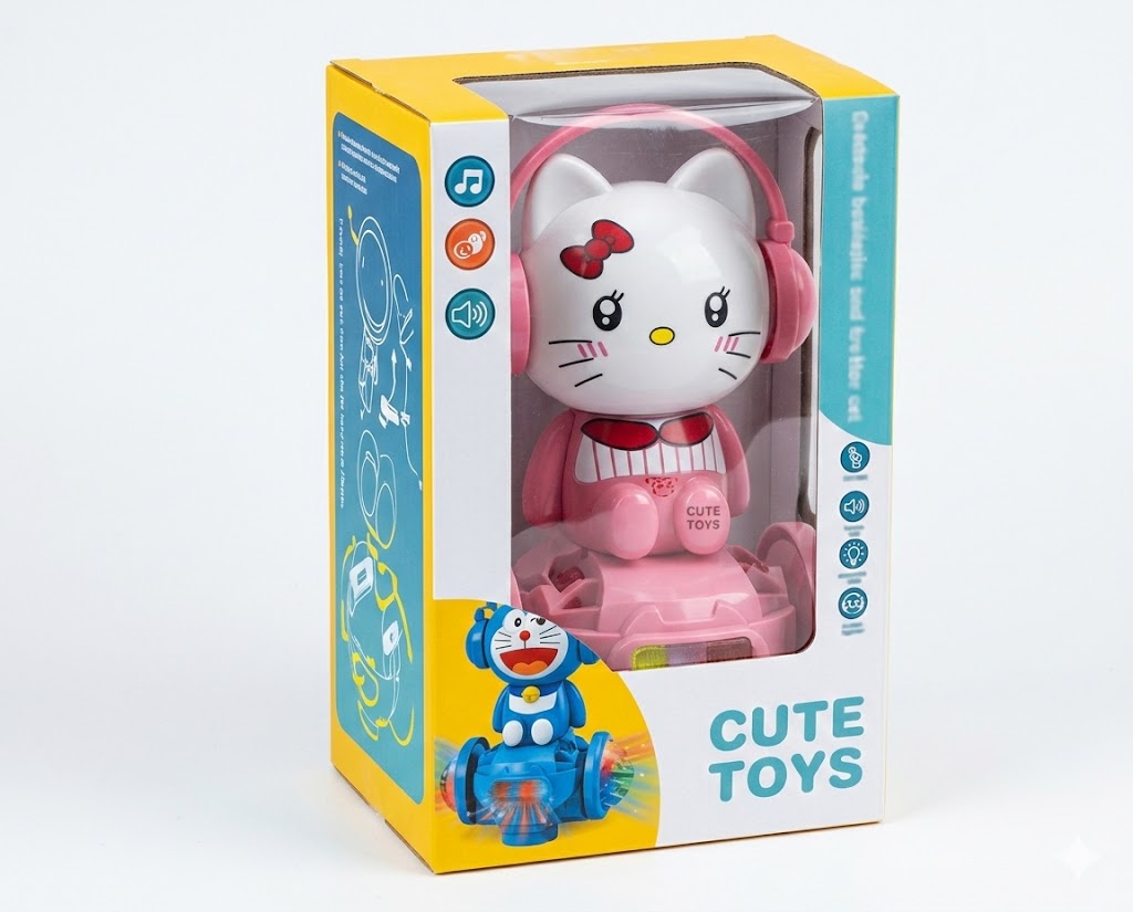 Electric universal colorful lighting Hello Kitty cat