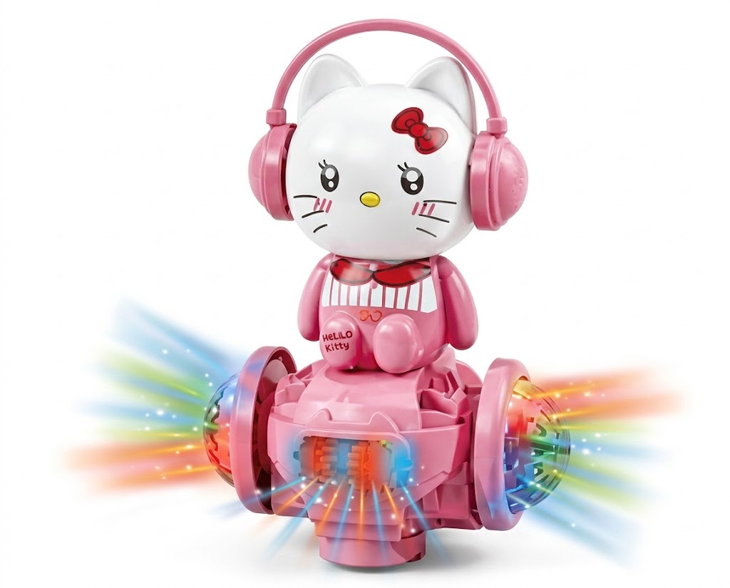 Electric universal colorful lighting Hello Kitty cat