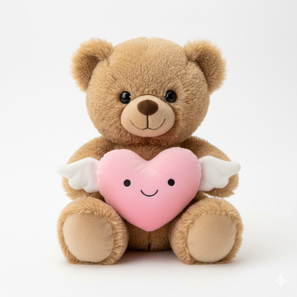 45CM Heart Little Bear Plush Doll