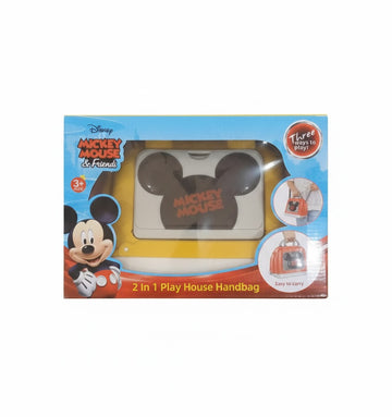 Disney Mickey Mouse & Friends 2-in-1 Play House Handbag – Carry the Fun Anywhere