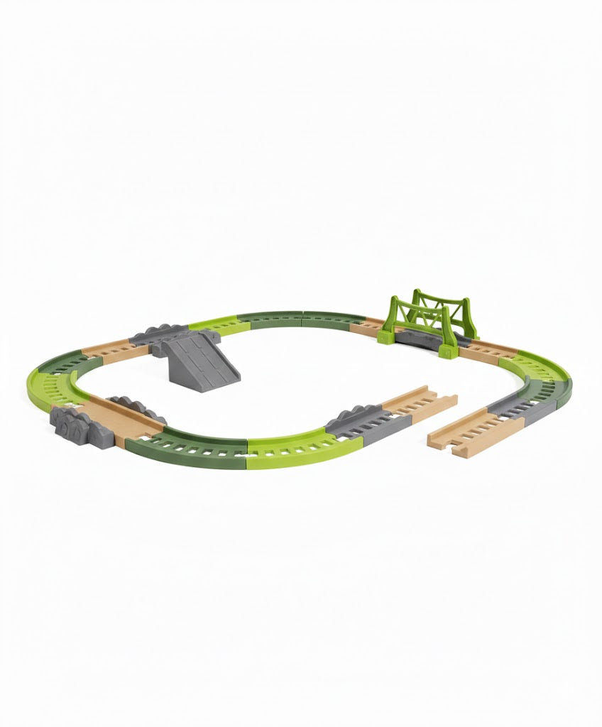 Sanitation Variety Track Set – Recycling Truck Playset (LED Light)