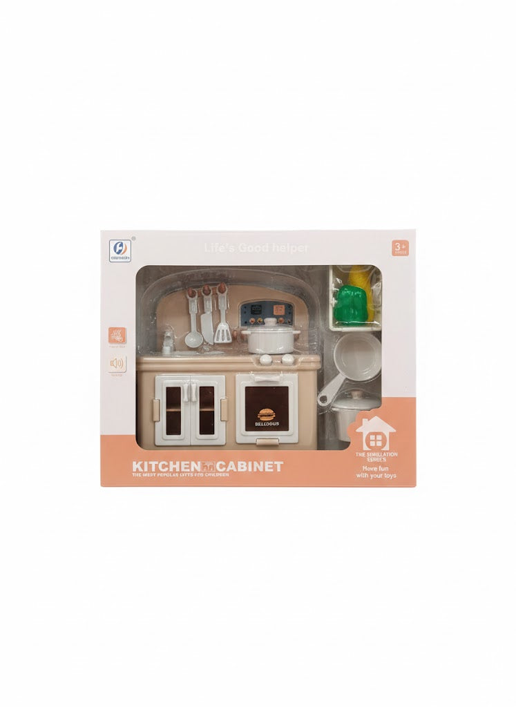 Kitchen Cabinet Toy Playset