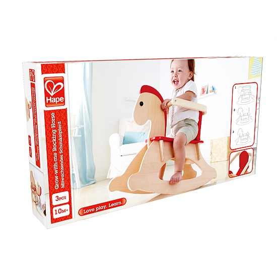 Hape Grow-with-Me Rocking Horse – Timeless Fun for Growing Kids