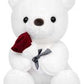 30CM White Plush Mini Teady Bear