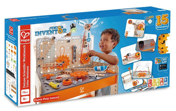 Hape Junior Inventor Deluxe Scientific Workbench – Build, Experiment & Discover