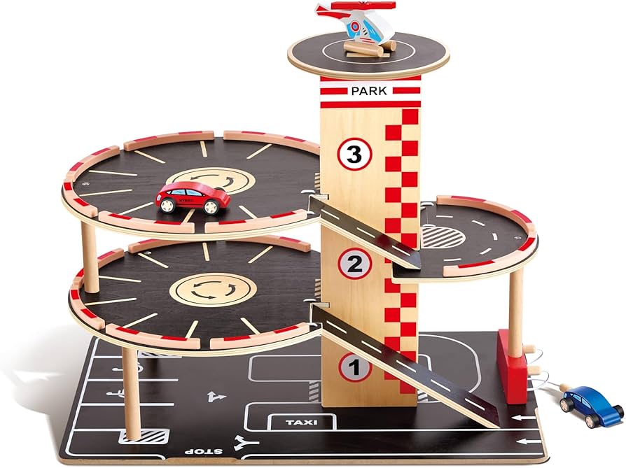 Hape Park & Go Garage Wooden Playset