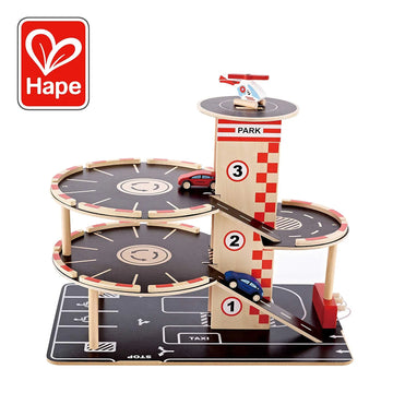 Hape Park & Go Garage Wooden Playset