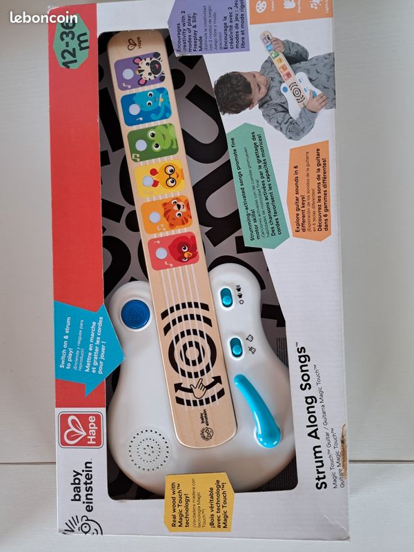Baby Einstein Hape Strum Along Songs Magic Touch Guitar – Musical Fun for Toddlers